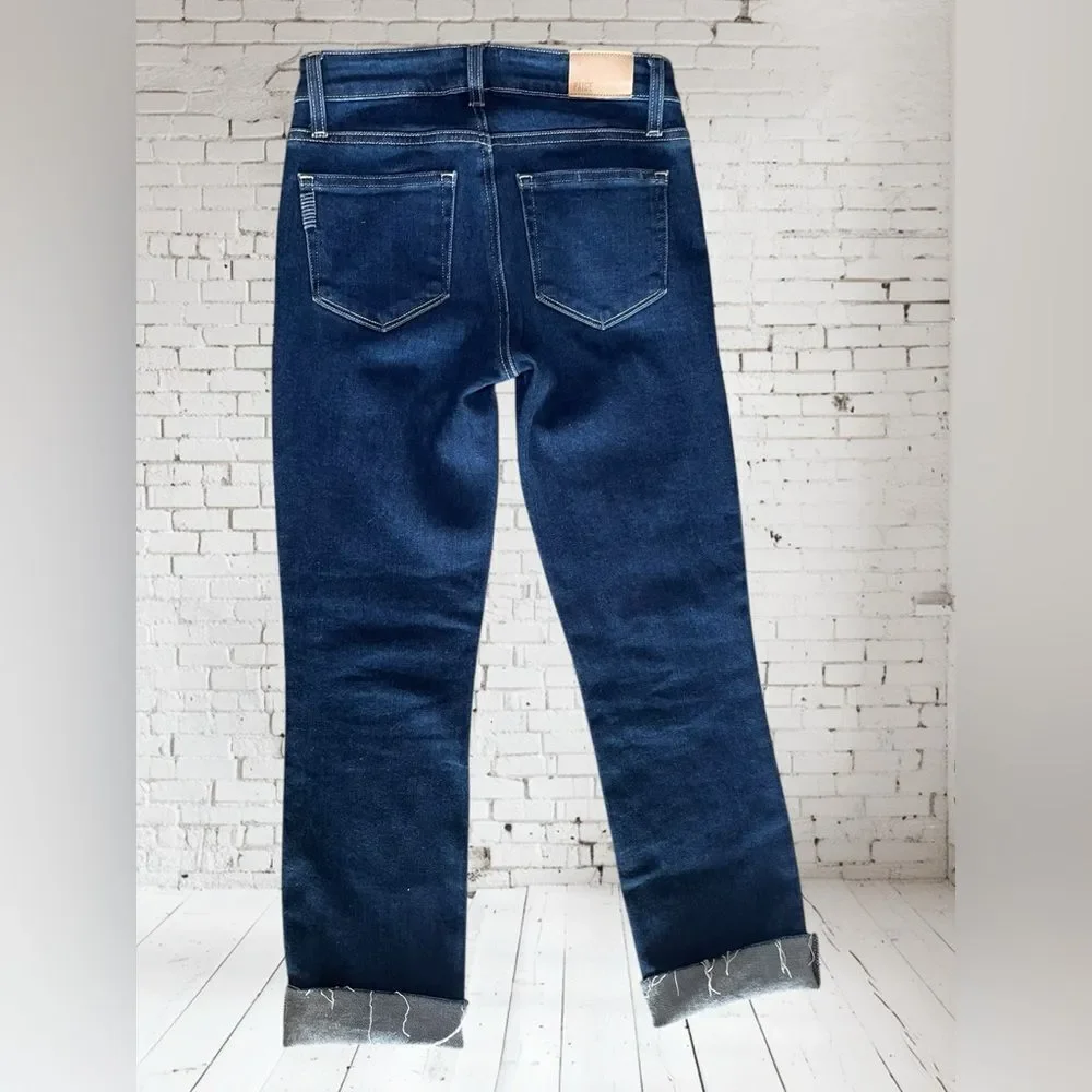 PAIGE Raw‎ Hem Ankle Jeans Size 25” RUN BIG